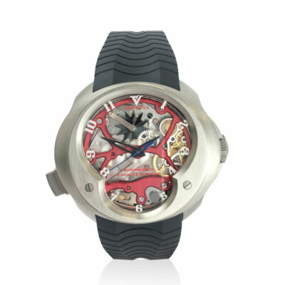 Franc Vila SuperSonico Titanium Red Lightium Dial Watch