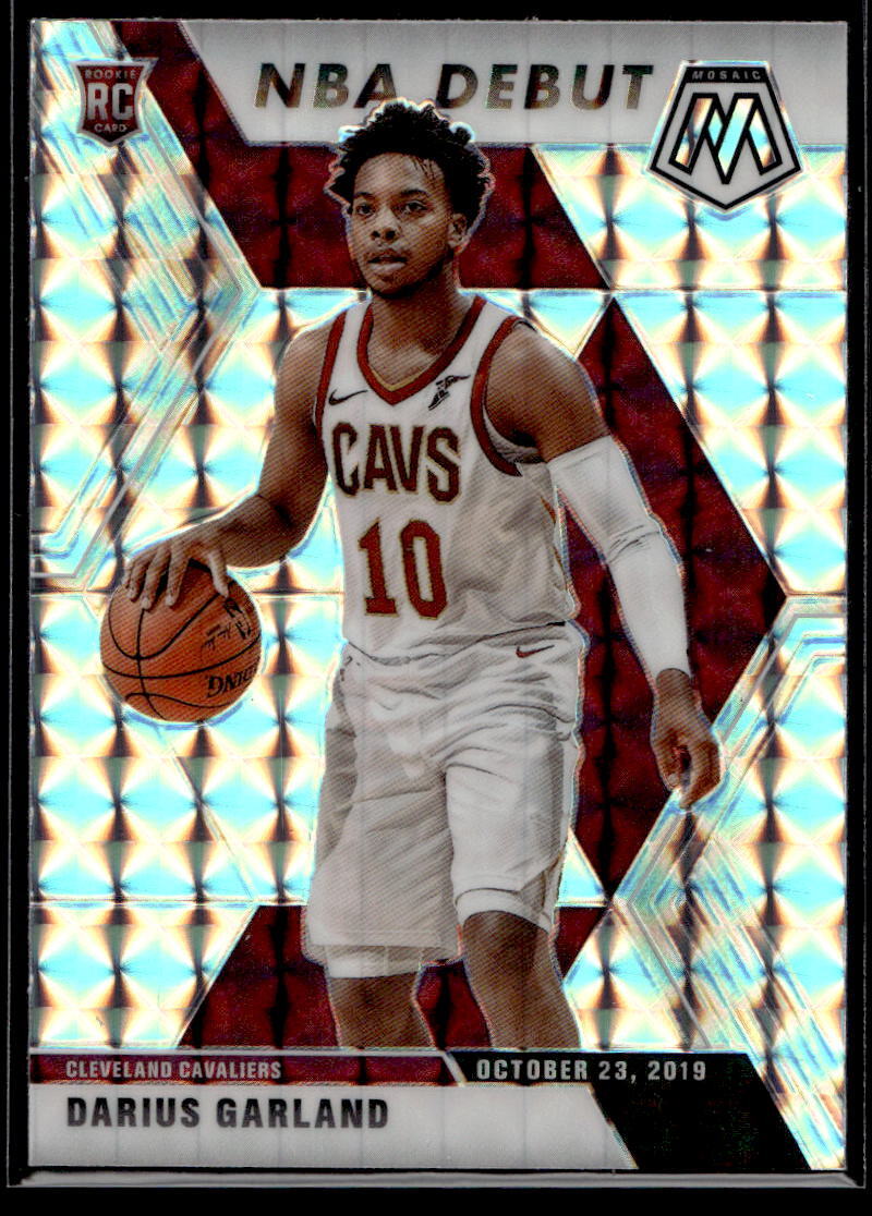2019 Panini Mosaic NBA Debut Silver Darius Garland 262  NBAD