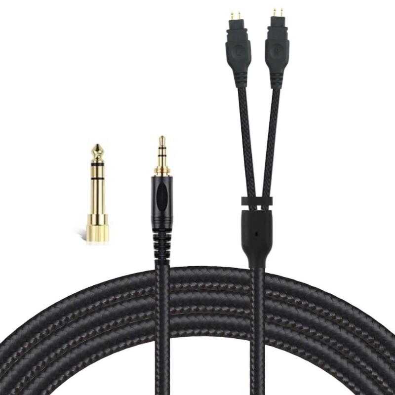 Cable HD598 con adaptadores de 6,35 mm para auriculares D580 HD600 HD650 HD660S HD6XX