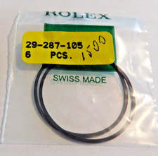 ROLEX 1500 PART # 29-287-105 ORIGINAL BACK CASE GASKET. PER ONE GASKET.