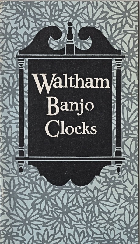 Waltham Banjo Clocks 1980 Advertising Folder Photos, Information