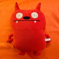 Vintage Ugly Dolls Dave Darinko 15" Red Plush Stuffed Toy 2011 Pretty Ugly