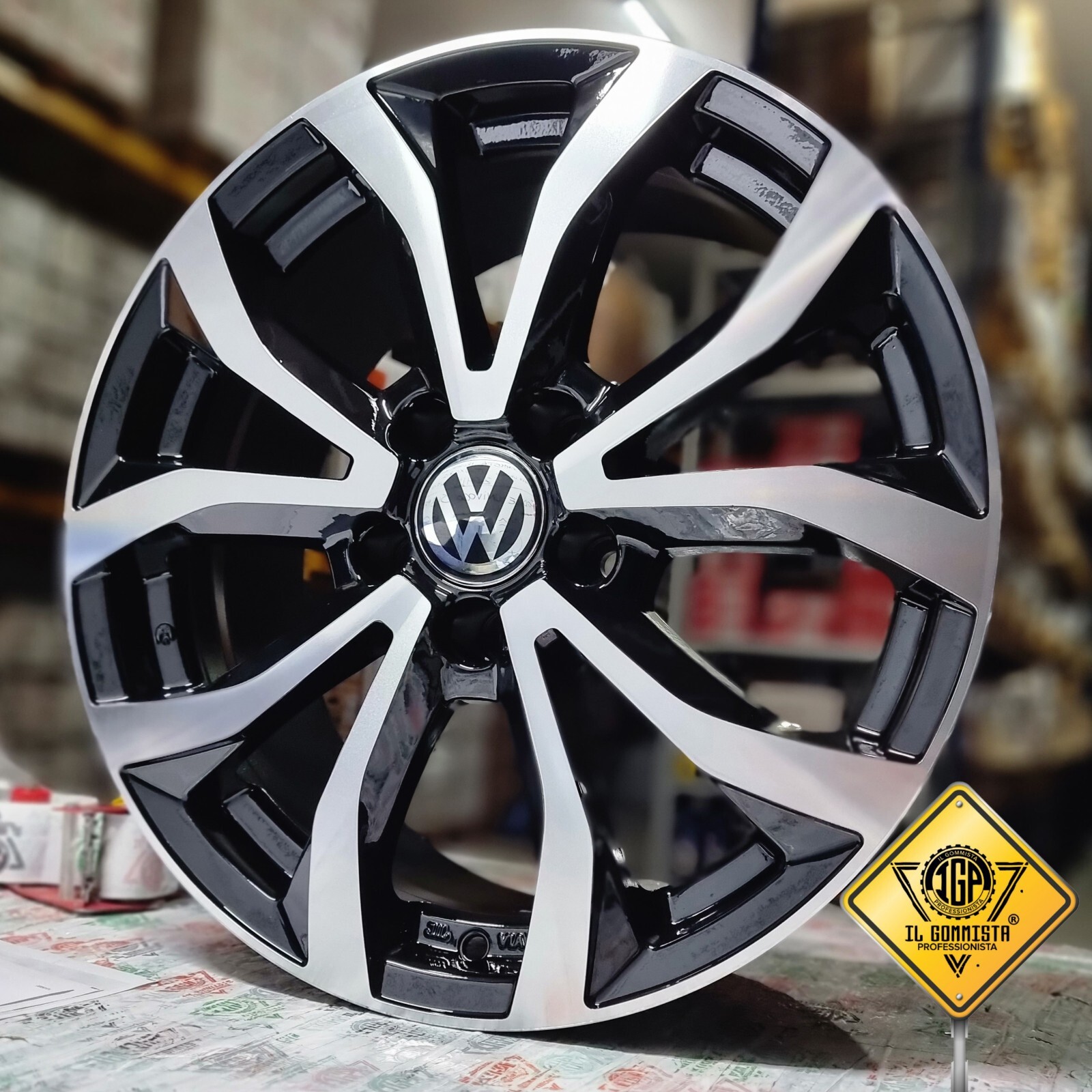Tiger KIT 4 Cerchi In Lega 17" Compatibili con Volkswagen Golf 5 6 7 8 GTD GTI
