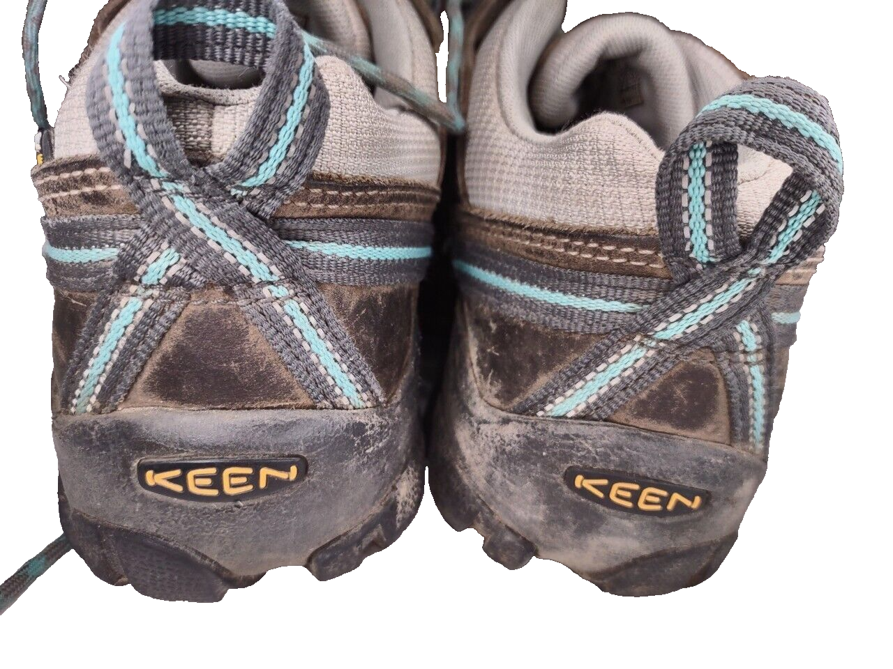 Keen Targhee II Womens 9.5 Low Hiking Trail Shoes Blue Gray