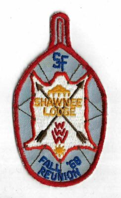 OA 51 Shawnee '68 Fall Reunion Flap RED Bdr. Greater St. Louis Area MO [NY-1716]