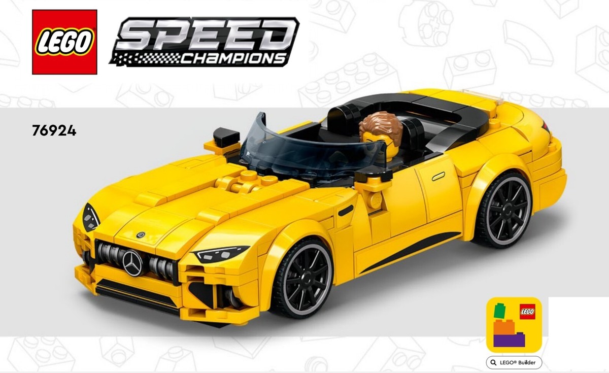 LEGO 76924 Speed Champions Mercedes AMG SL 63 Only - Custom Colors