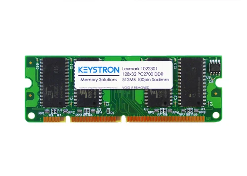 1022301 512MB 100pin DDR SODIMM Memory for Lexmark E460 T650 X463 X466 C540 C546