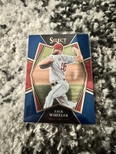 2022 Panini Select -  Blue - Zack Wheeler  - #187 - Phillies