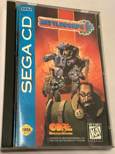 Battlecorps (Sega CD - 1993) Complete CIB - *Tested & Working*