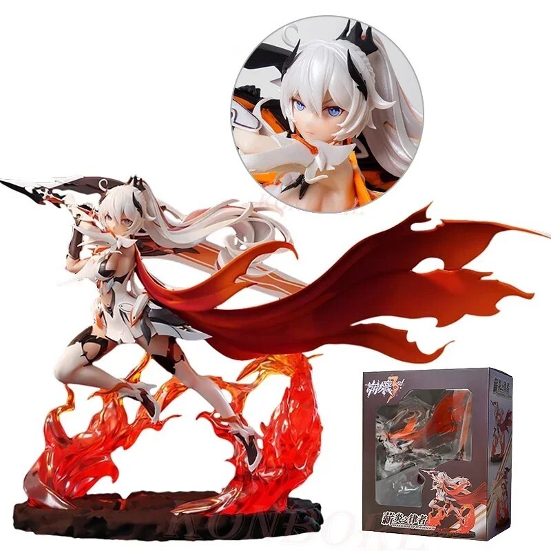 Figurine Kiana Kaslana 25 cm anime fille statuette Honkai Star Rail