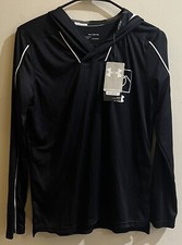 Under Armour Youth Boy's Hooded Sweatshirt Pullover Hoodie XL Black