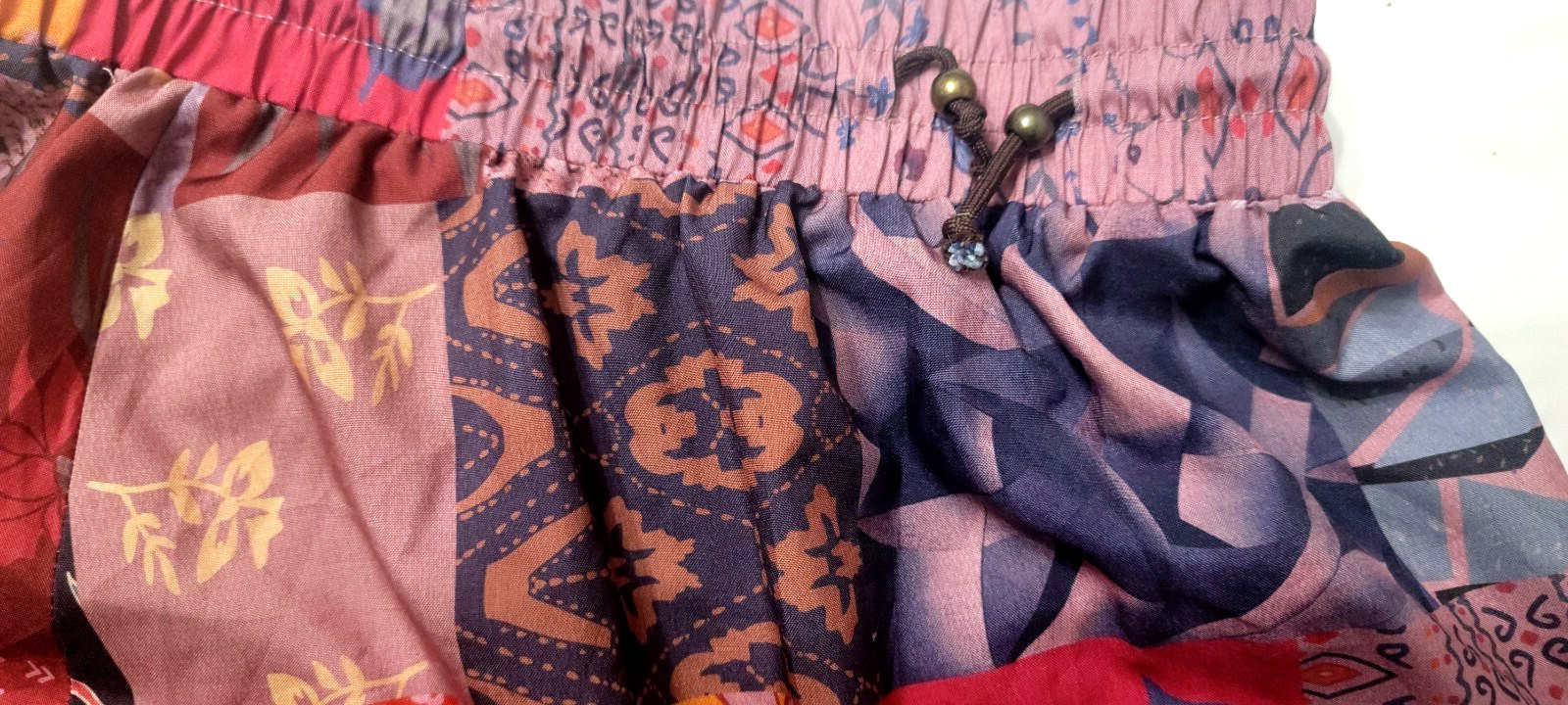 Unbranded Women's Multicolor Patchwork Maxi Skirt… - image 5