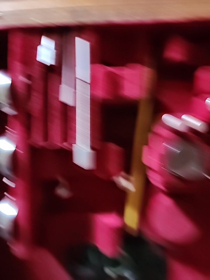 LEITZ WETZLAR GERMANY Polarizing Pol Microscope Case And 12 Centering