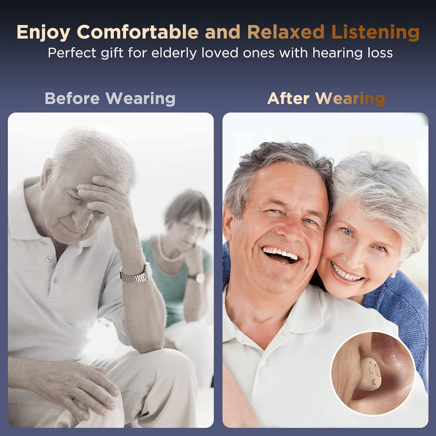 Digital Hearing Aids for Seniors Rechargeable with Noise Cancelling, Amplifier eBay