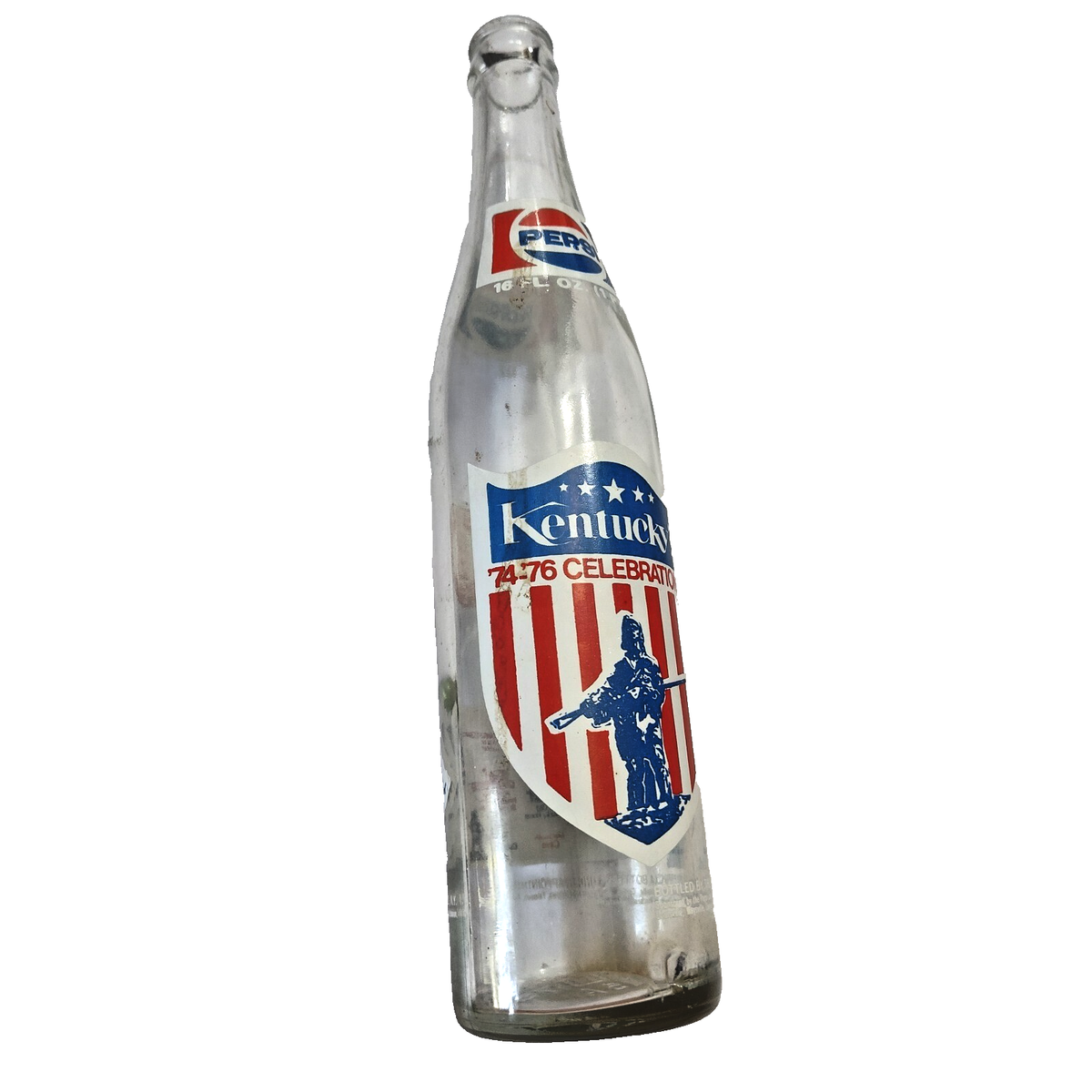 VTG 1974–1976 Kentucky's Celebration Bicentennial Pepsi-Cola Glass