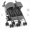Joovy TwinGroove Ultralight Double Stroller Blue color brand new in box