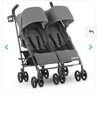Joovy TwinGroove Ultralight Double Stroller Blue color brand new in box