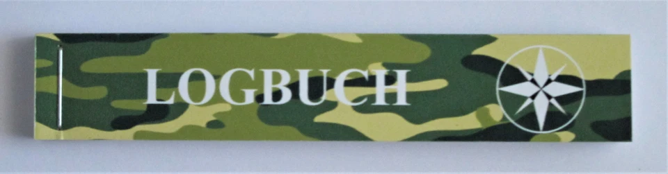 20 x Libro de bitácora de geocaching para petlinges, camuflaje, verde, cuadernos de bitácora  - Imagen 2 de 4