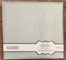 NEW Colorbok Scrapbooking Metallic Album 12 x 12 Photo Album - Silver