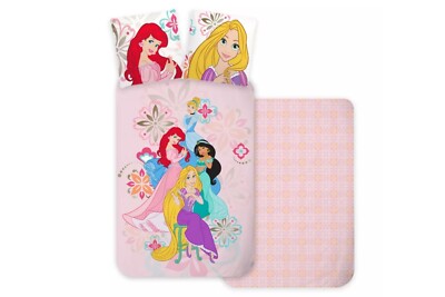 Prinzessin Bettwäsche 2 tlg. Set Princess Rapunzel Decke Disney Maße: 100x135 cm