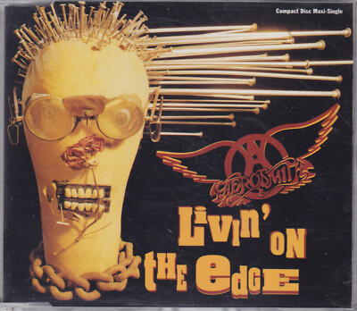 Aerosmith Maxi-Single-CD ''Livin' On The Edge'' 4 Tracks