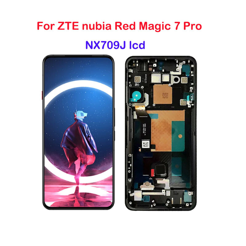 For ZTE Nubia Red Magic 7 Pro NX709J OLED Display Touch Screen