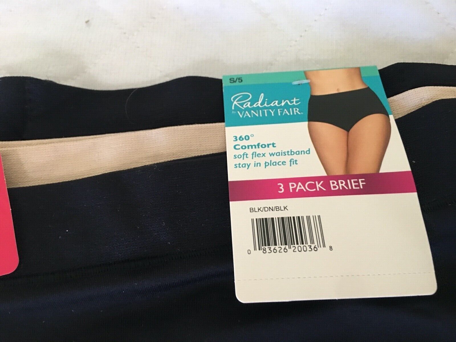 Vanity Fair Radiant Womens Brief Underwear Panties 360 Comfort 3 Pairs U  pick - Helia Beer Co