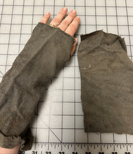 18th Century era Rough Fingerless Mitts out of Scraps, "Turn" TV Costume 107