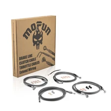 MOFUN 12"-14" Bar TBW Brake Clutch Cable For Harley Road Glide Special ABS 17-20