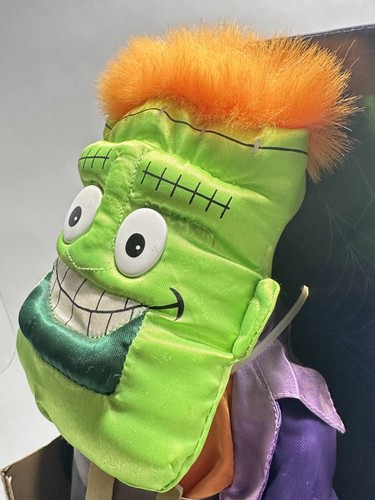 Vintage Gemmy Animated Singing Dancing Groovin’ Ghouls Frankenstein Monster Mash - Picture 11 of 12