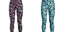 New Under Armour Girls HeatGear Printed Leggings Choose Size & Color MSRP $35
