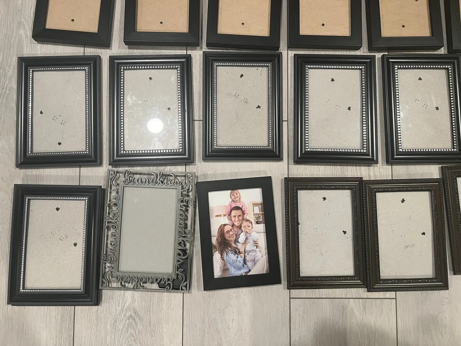 Lot Of 37 4 x 6 Mostly Black Picture Frames eBay