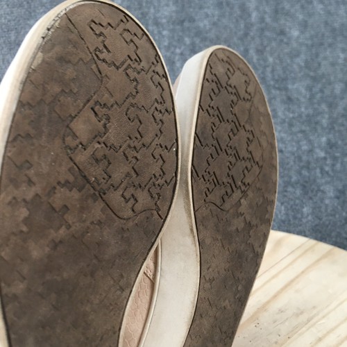 Dr. Scholls Shoes Womens 10 M Madison Slip On Sneakers Beige Faux Leather Casual - Picture 12 of 16