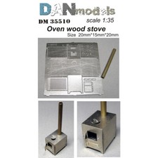 Dan Models kit modellino scala 35510 forno stufa a legna con piano cottura 1:35