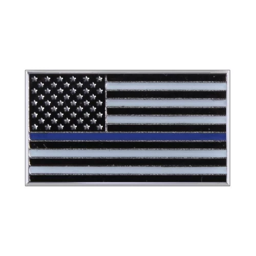 Rothco Lapel Pin Thin Blue Line Flag Police Law Enforcement Support #1967