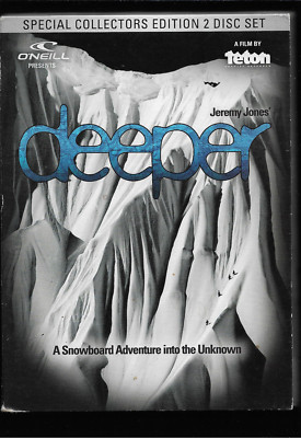 Jeremy Jones - Deeper  (DVD, 2 Disc set)