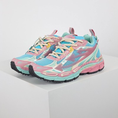 Off Arrow White Be Right Back Miami Unisex Retro Running Shoes Casual Sneakers