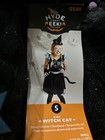 Kids Pom Pom Cat Witch Halloween Costume Dress with Accessories 4-7 Small #1329