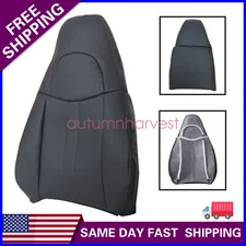 For 2003-2014 Chevy Express Driver or Passenger Side Top Seat Cover Dark Gray