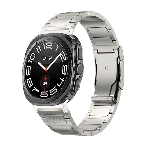 Correa de metal de titanio/acero inoxidable para reloj Samsung Galaxy Ultra 47 mm - Imagen 55 de 199