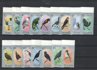 ST LUCIA BIRDS MNH 56688