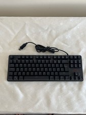 Rii RK908 Mechanical Gaming Keyboard TKL Tenkeyless UK Layout Wired USB Black