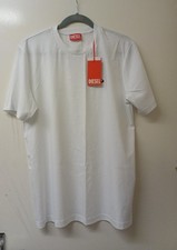 White Colour Men's Diesel T-Shirt. Size S. New with Tags. 100% Cotton