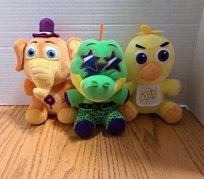 Five Nights at Freddy's Montgomery Gator Chicka Plush 2020 Orville Elephant 2018