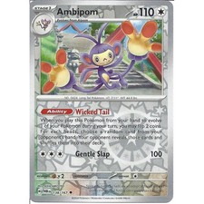 138/167 Ambipom : Reverse Holo Card : Twilight Masquerade : Pokemon TCG