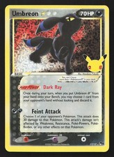Umbreon Star Celebrations: Classic Collection 17/17 Holo Pokemon NM on eBay