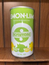 EMPTY 12oz Scramble Lemon-Lime Soda Can by Canners of Eastern Arkansas