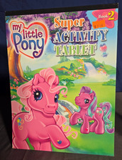 NEW Vintage 2003 NEW My Little Pony Super Activity Tablet Coloring Book two