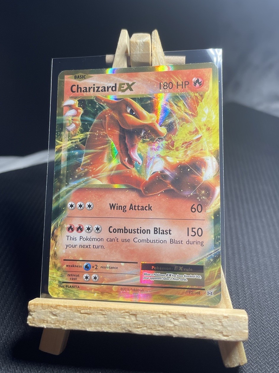 Pokemon Card - Charizard EX - XY Evolutions - Holo Rare - 12/108 - NM