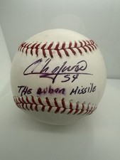 Aroldis Chapman Signed Official MLB Baseball w/Cuban Missile